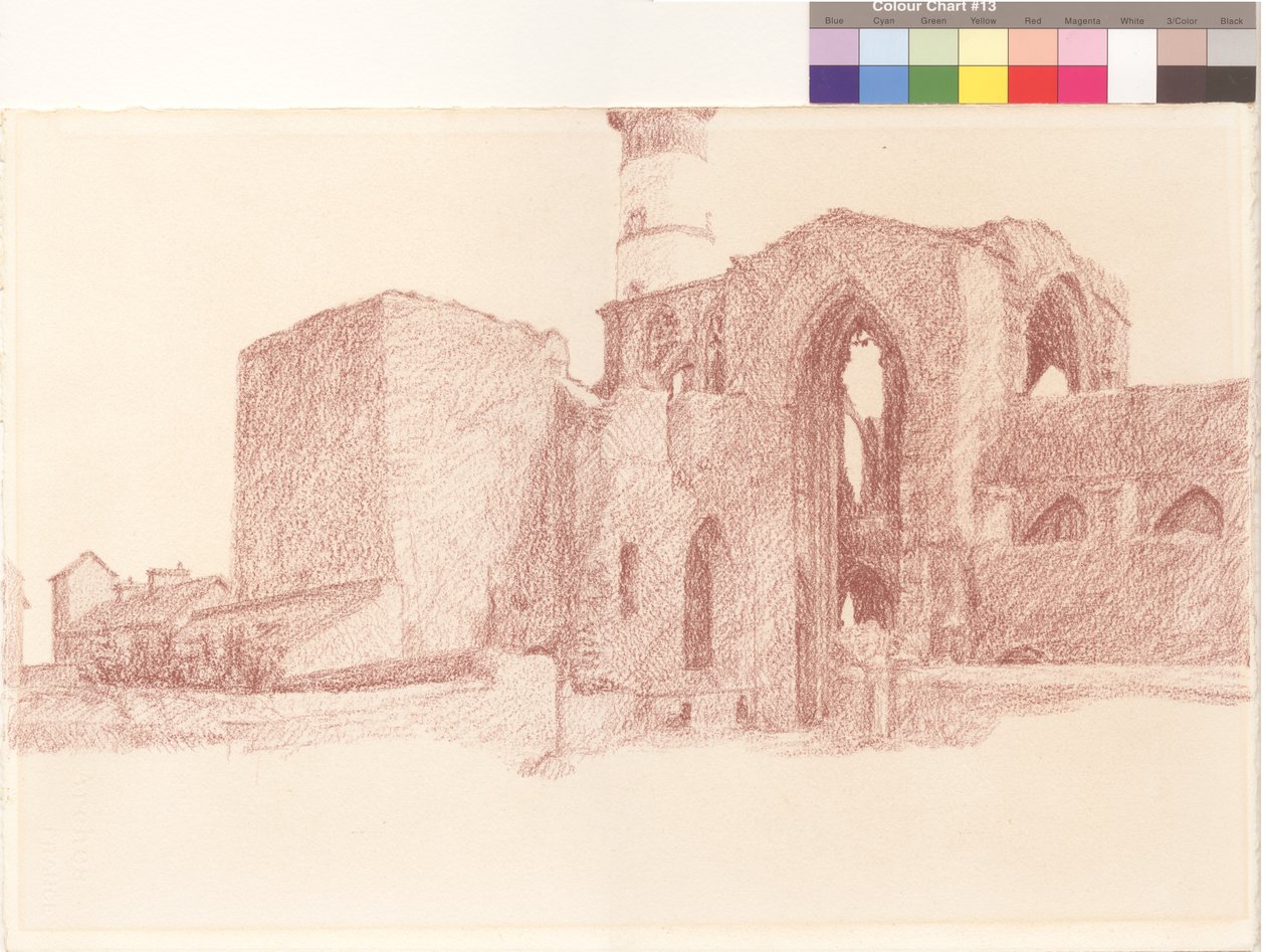St Mathieu, Abbey and Lighthouse av William Wilkins