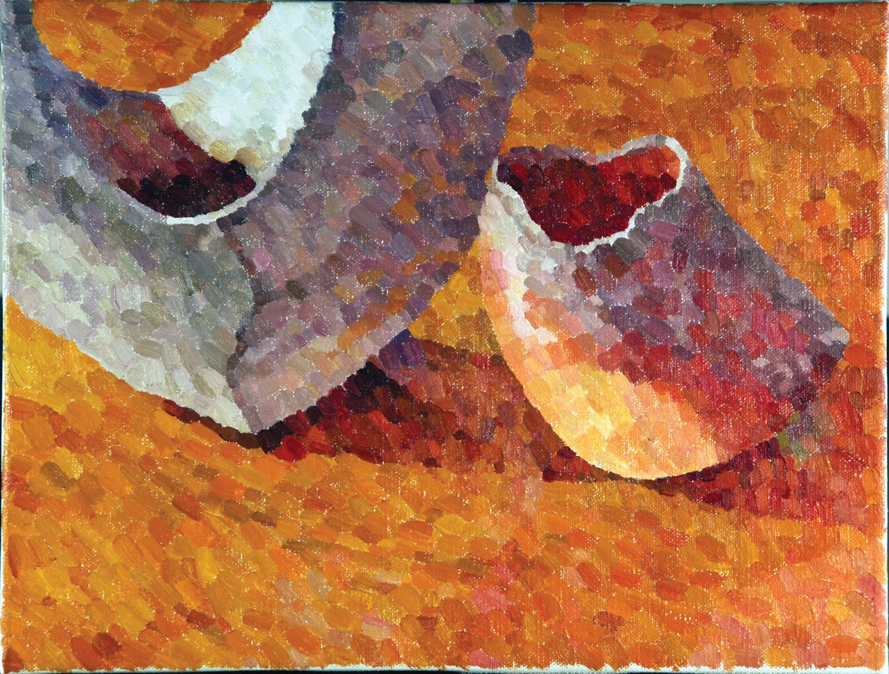 Still Life, Koyama Vessels, 2014 (Oil on Canvas) av William Wilkins