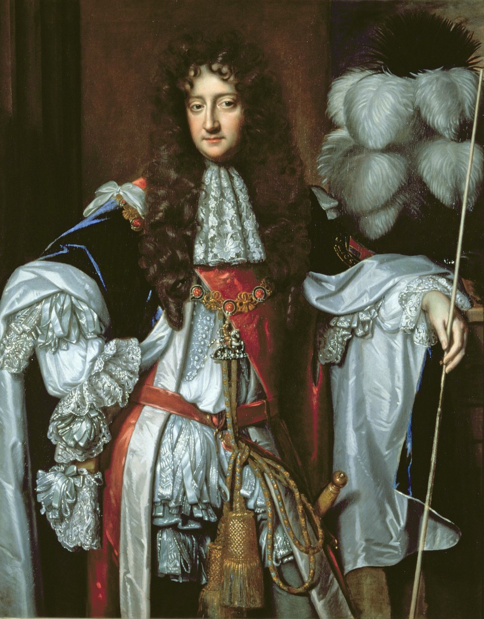 Laurence Hyde (1642-1711) 1. jarl av Rochester av William Wissing or Wissmig