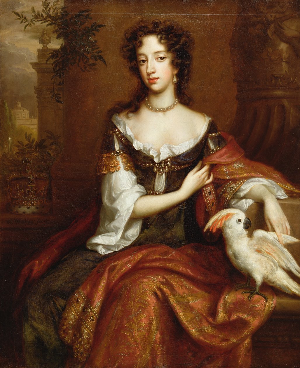 Maria av Modena (1658-1718), ca. 1685 av William Wissing or Wissmig