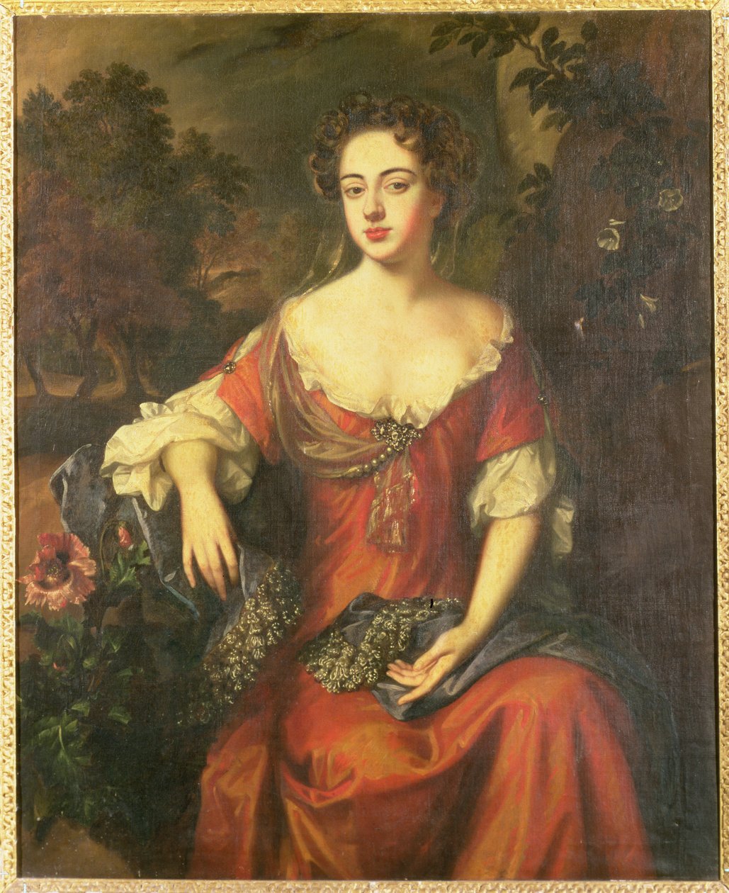 Portrett av Lady Brownlow av William Wissing or Wissmig