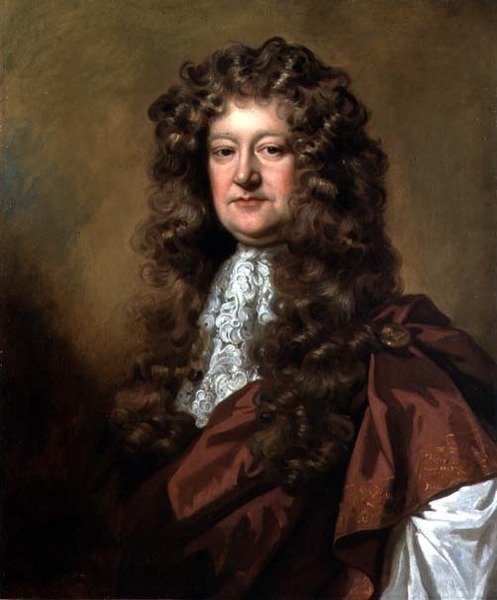 Portrett av en mann av William Wissing or Wissmig