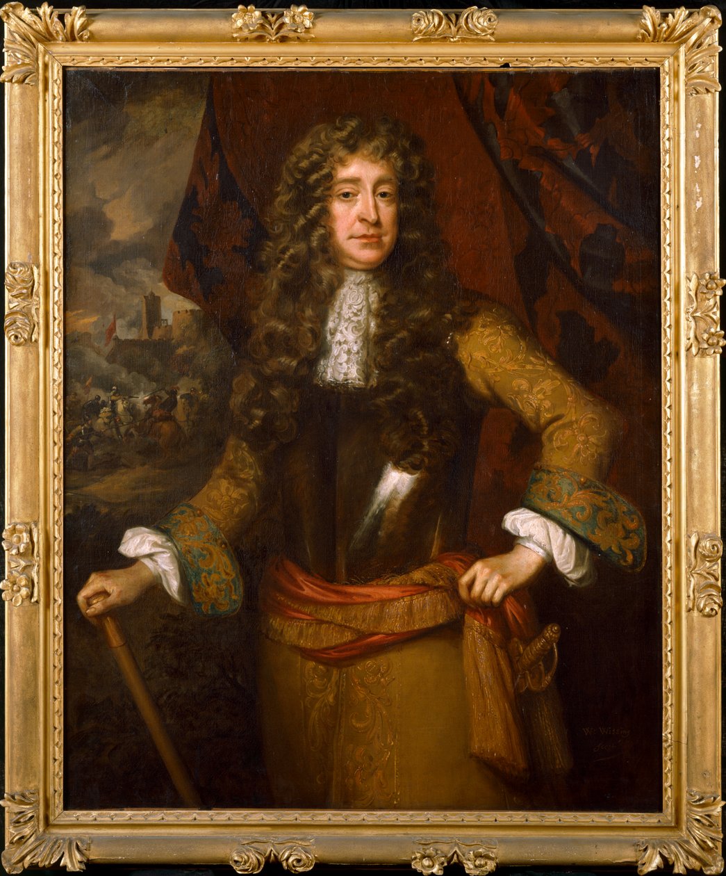 Ukjent mann kalt William III (olje på lerret) av William Wissing or Wissmig