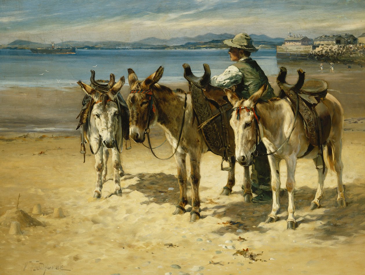 On the Sands, Morecambe av William Woodhouse