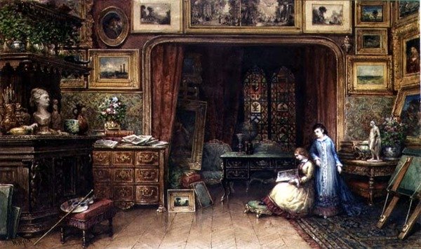 Kunstnerens studio av William Wyld