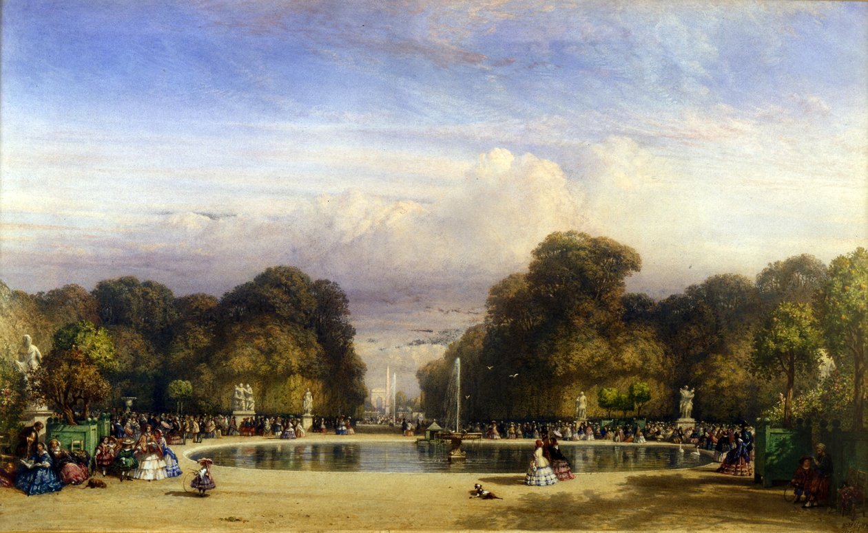 Tuileriene, Paris av William Wyld