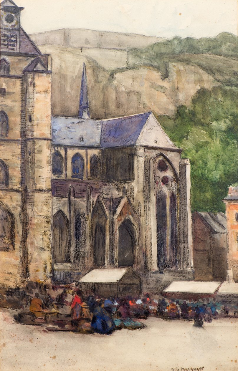The Market Place, Dinant (akvarell) av William York MacGregor