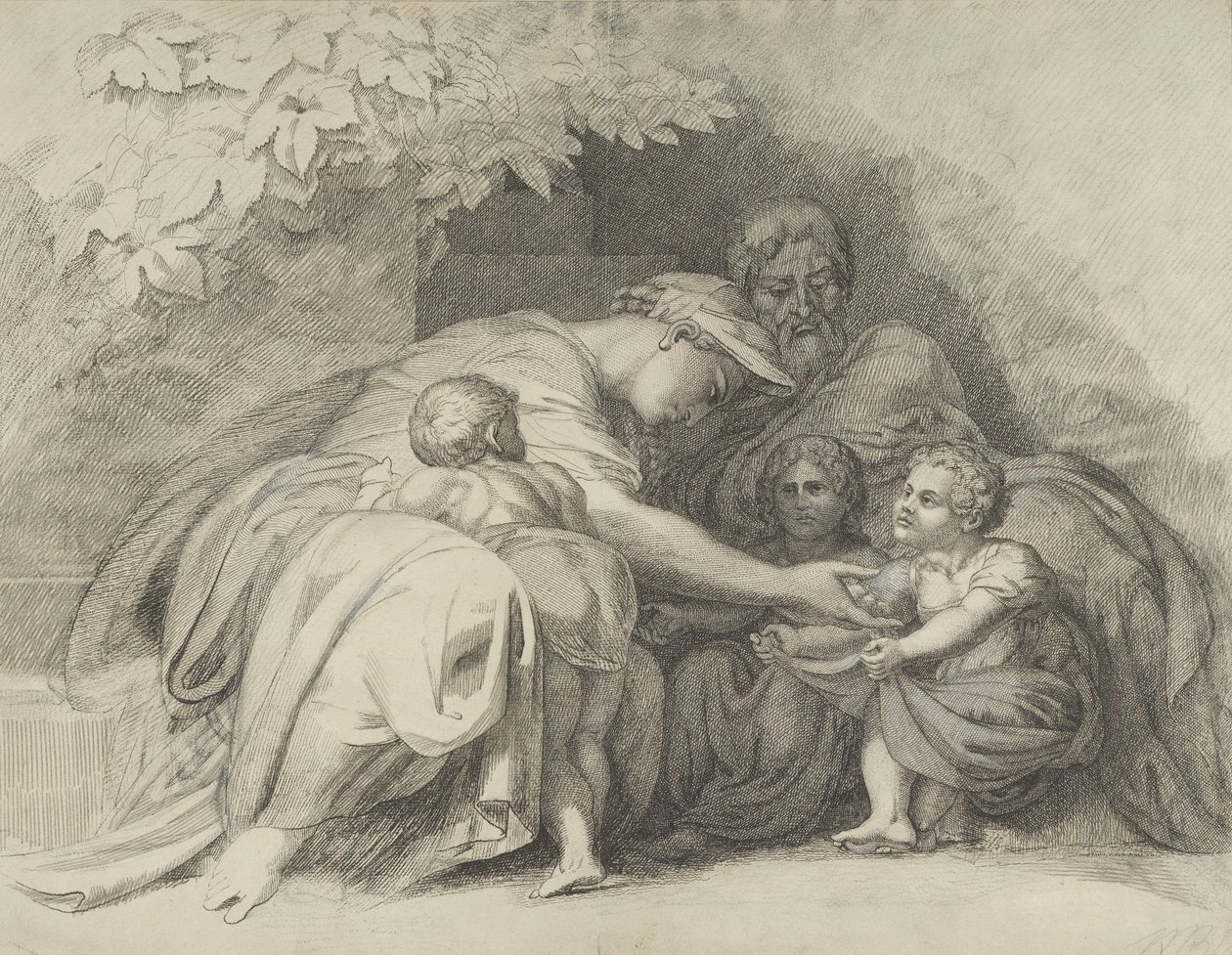 Jeg også, min mor! Jeg også, mor!, 1828. av William Young Ottley
