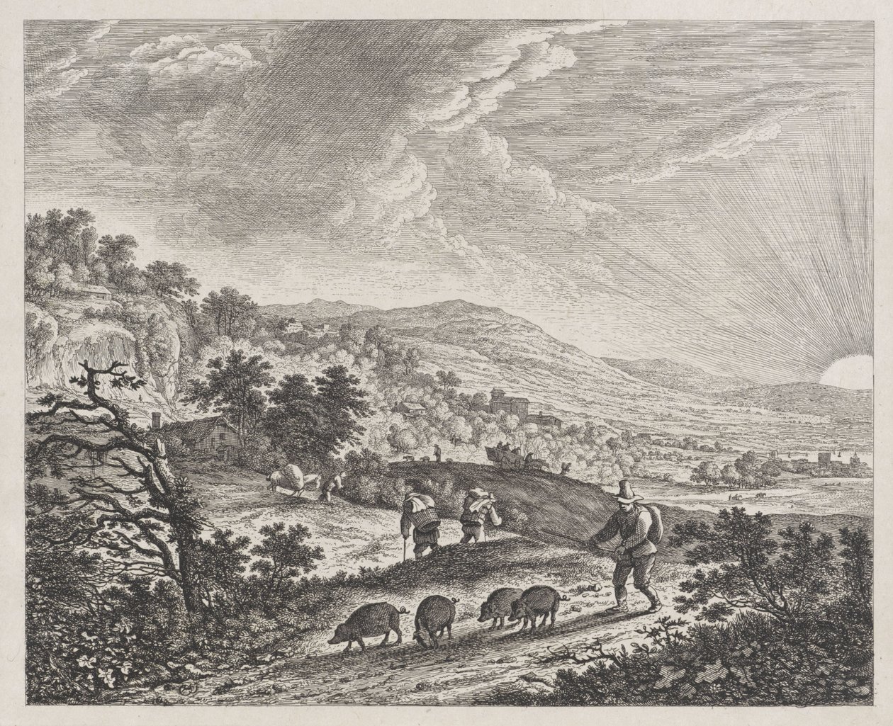 svinegjeter av William Young Ottley