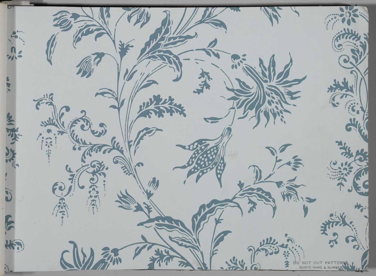 Tapetprøvebok, før 1917 (trykk) av William and Company Morris