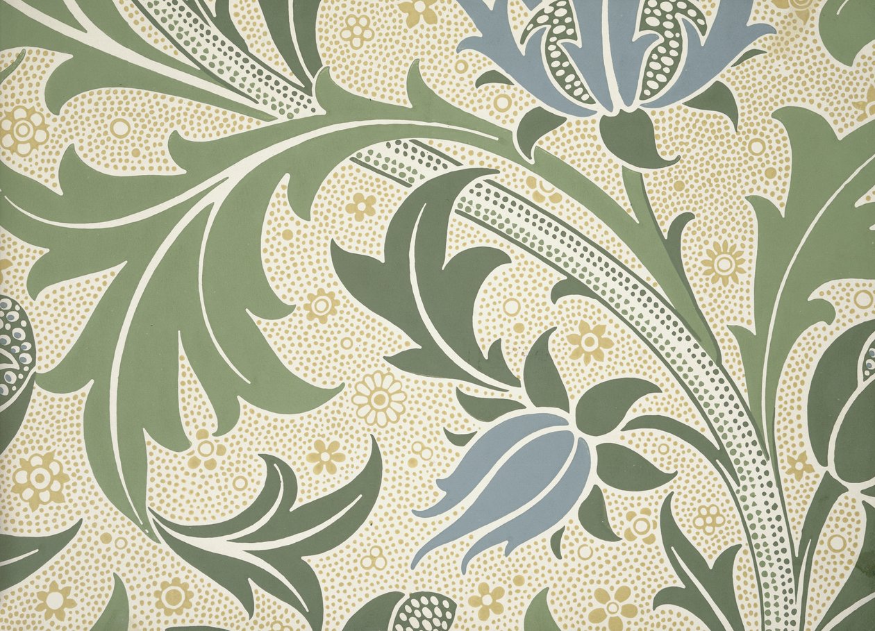 Tapetprøvebok, før 1917 (trykk) av William and Company Morris