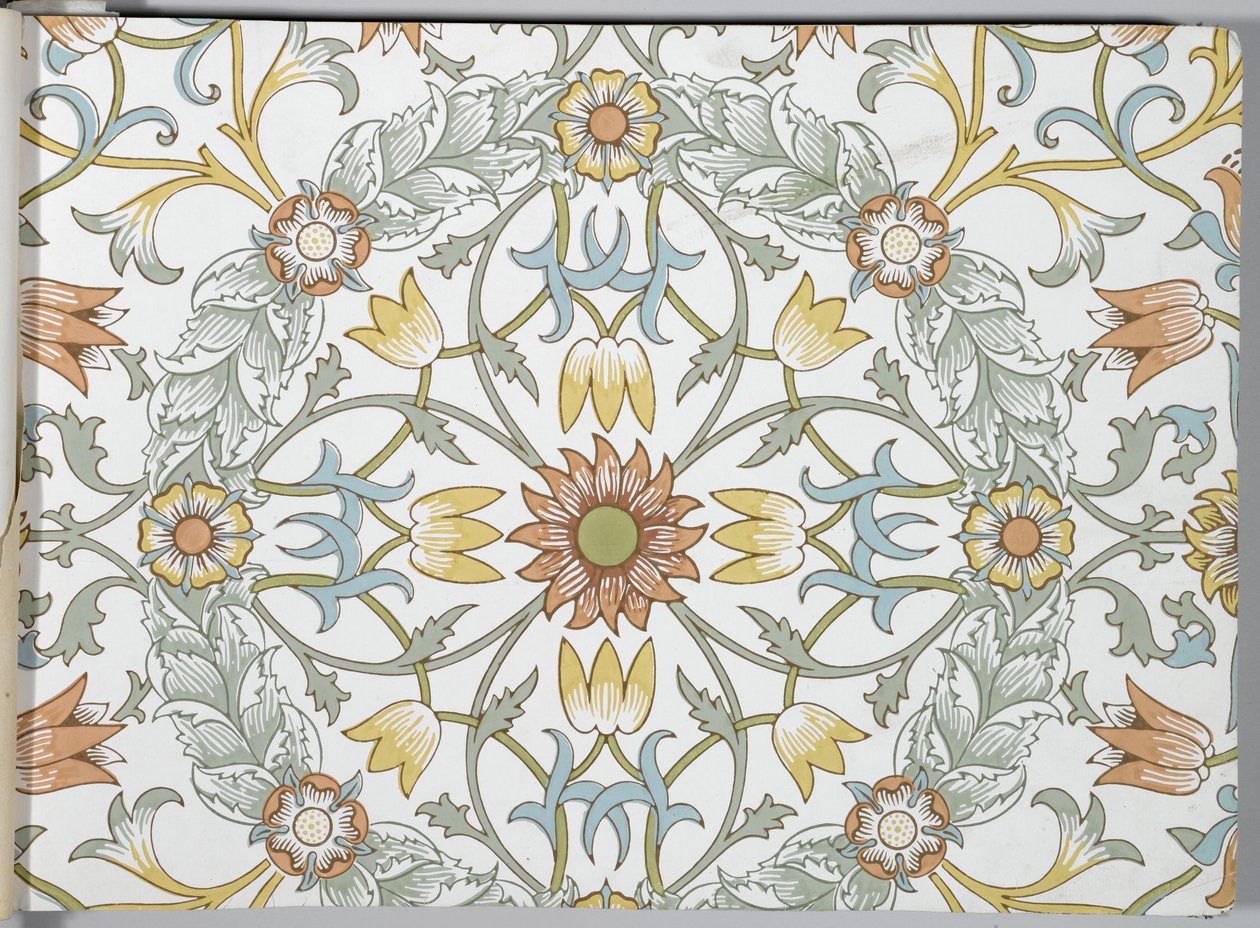 Tapetprøvebok, før 1917 (trykk) av William and Company Morris