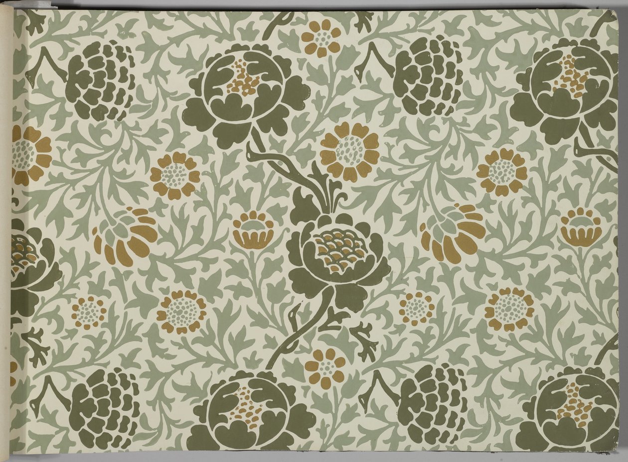 Tapetprøvebok, før 1917 (trykk) av William and Company Morris