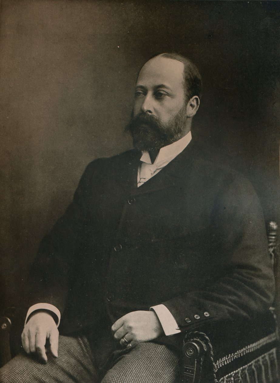 Et privat portrett av kong Edward VII, c1890 1911 av William and Daniel Downey