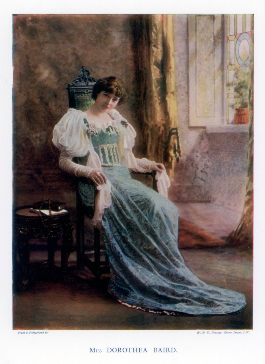 Dorothea Baird , engelsk scene- og filmskuespillerinne, 1901. av William and Daniel Downey