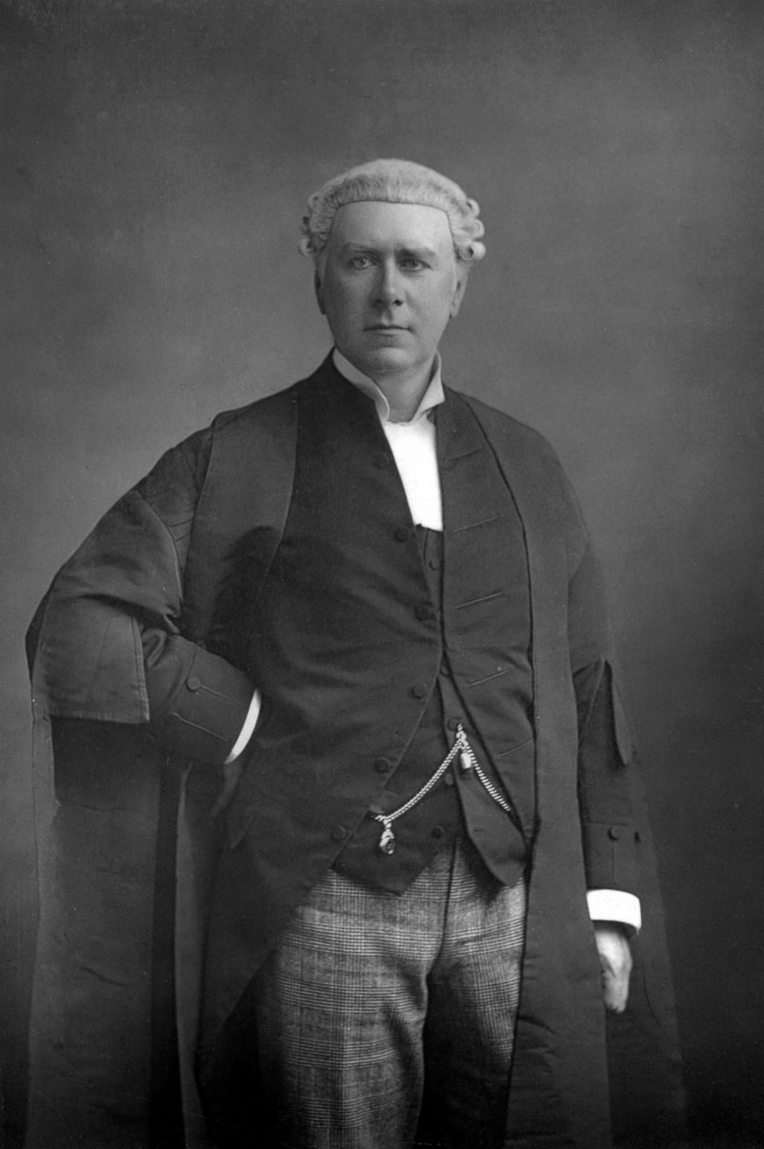 Frank Lockwood 1846-1897, engelsk advokat og politiker, 1890. av William and Daniel Downey