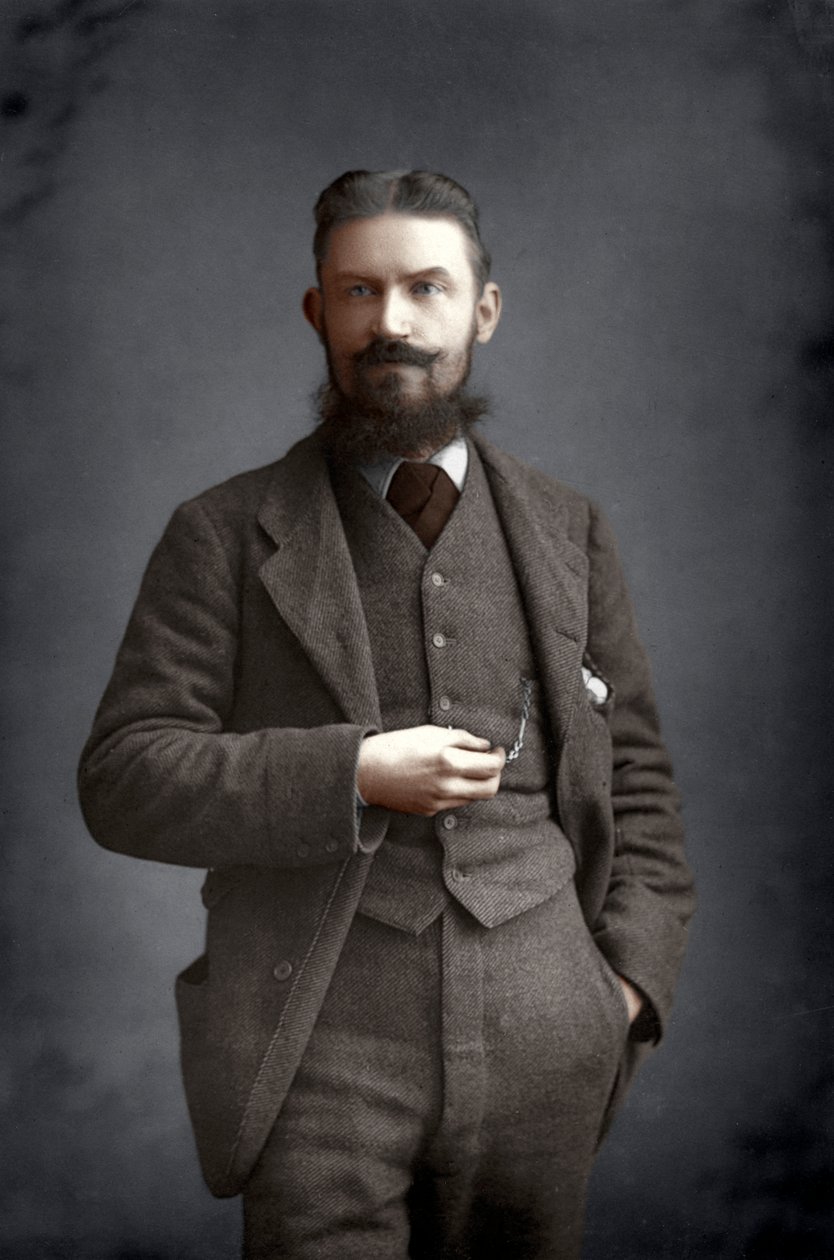 George Bernard Shaw , irsk dramatiker, kritiker og Fabian, 1893. av William and Daniel Downey
