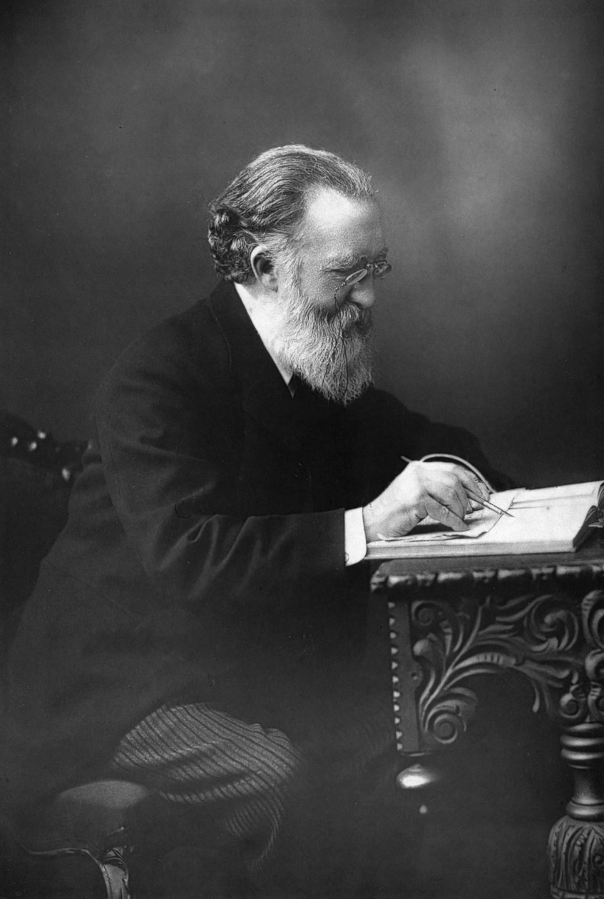 Justin McCarthy 1830-1912, irsk politiker, historiker og romanforfatter, 1893. av William and Daniel Downey
