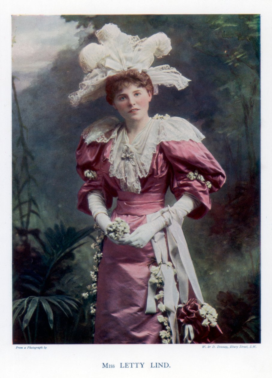 Letty Lind, skuespiller og danser, 1901. av William and Daniel Downey