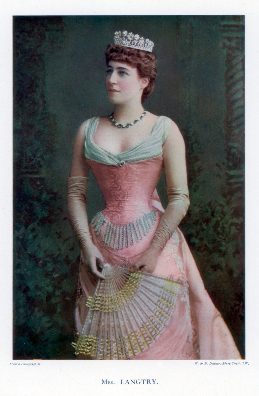 Lillie Langtry , britisk skuespillerinne, 1901. av William and Daniel Downey