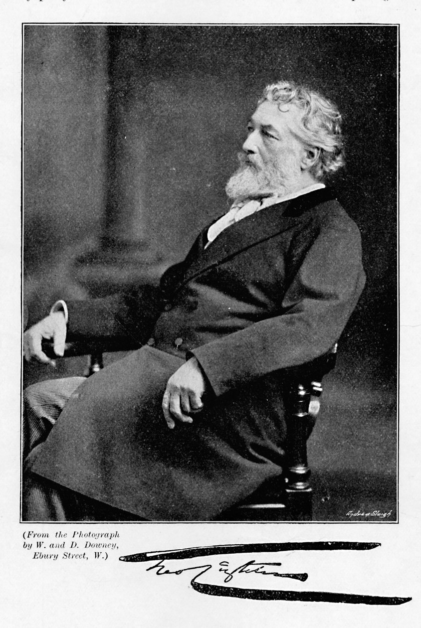 Lord Leighton, c1890, 1896. av William and Daniel Downey