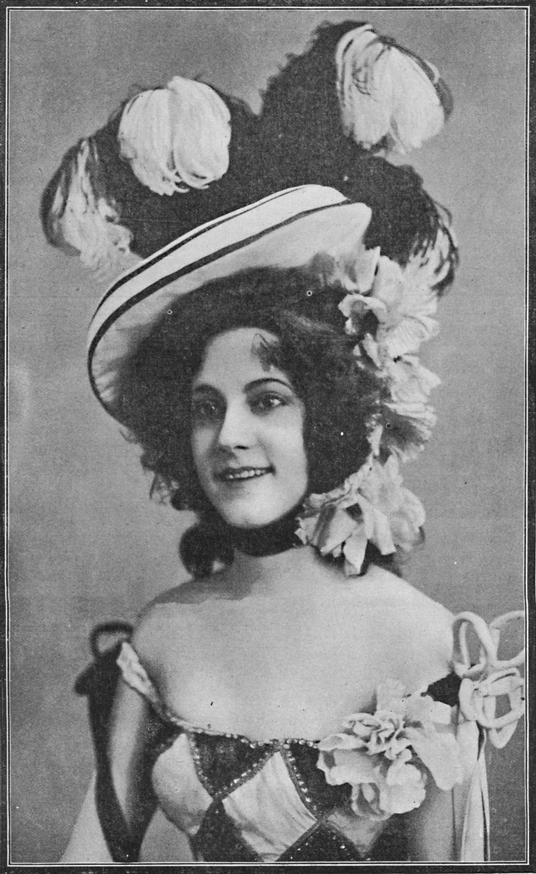 Frøken Mabelle Gilman, den forheksende jenta i kasinoet - Kasinojenta på Shaftesbury, 1 av William and Daniel Downey