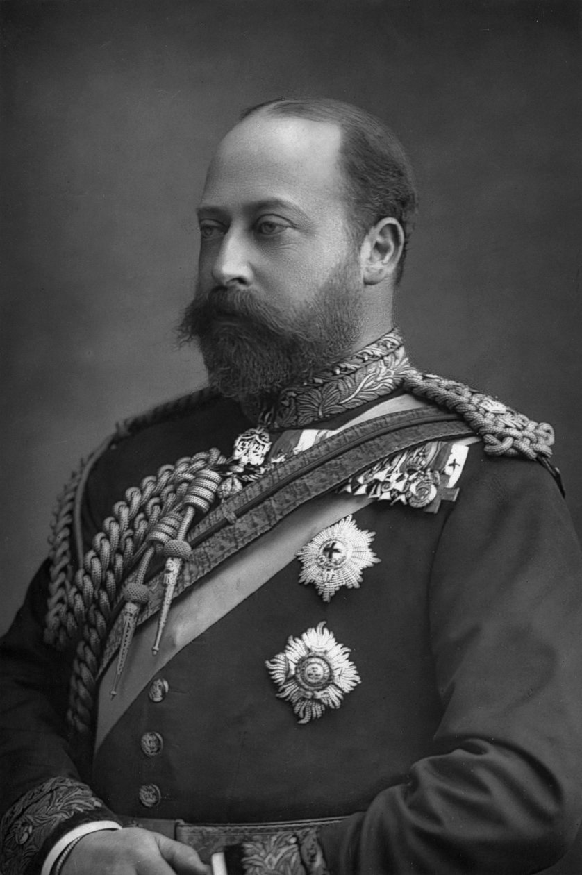 Prins Edward av Wales, den fremtidige kong Edward VII av Storbritannia 1841-1910, 1890. av William and Daniel Downey