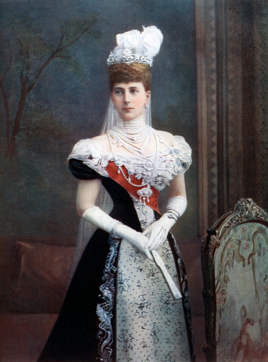 Prinsesse Alexandra av Danmark, sent på 1800-tallet. av William and Daniel Downey