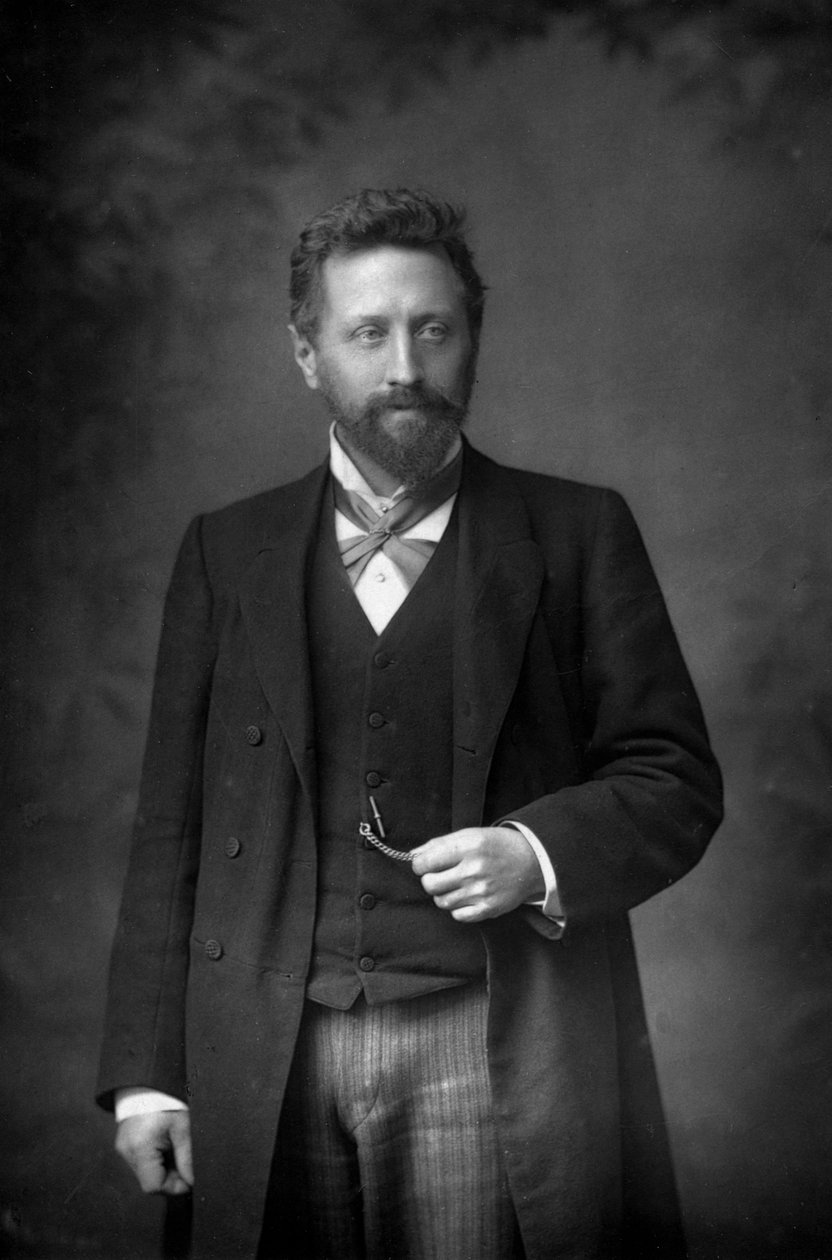 Professor William Edward Ayrton 1847-1908, britisk fysiker og elektroingeniør, 1893. av William and Daniel Downey