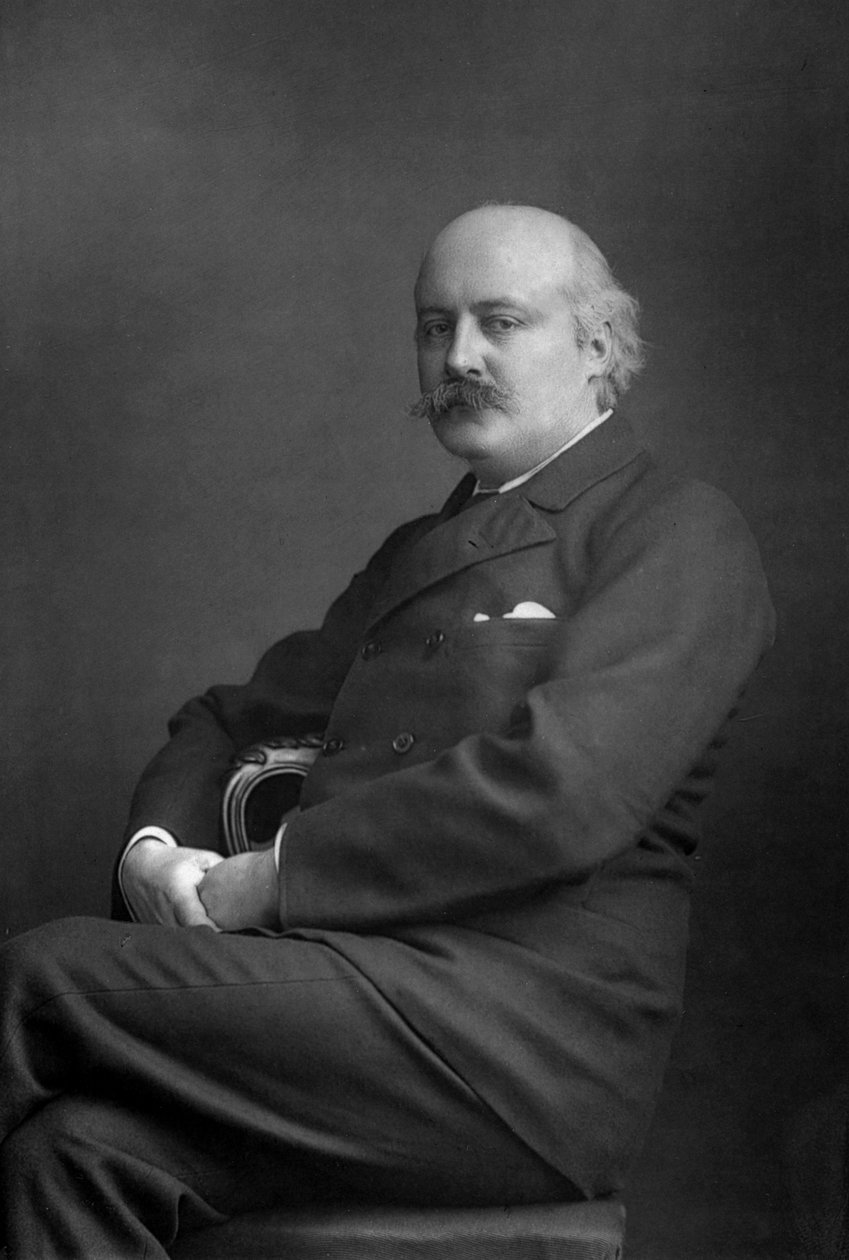 Sir Charles Hubert Hastings Parry 1848-1918, engelsk komponist, 1893. av William and Daniel Downey