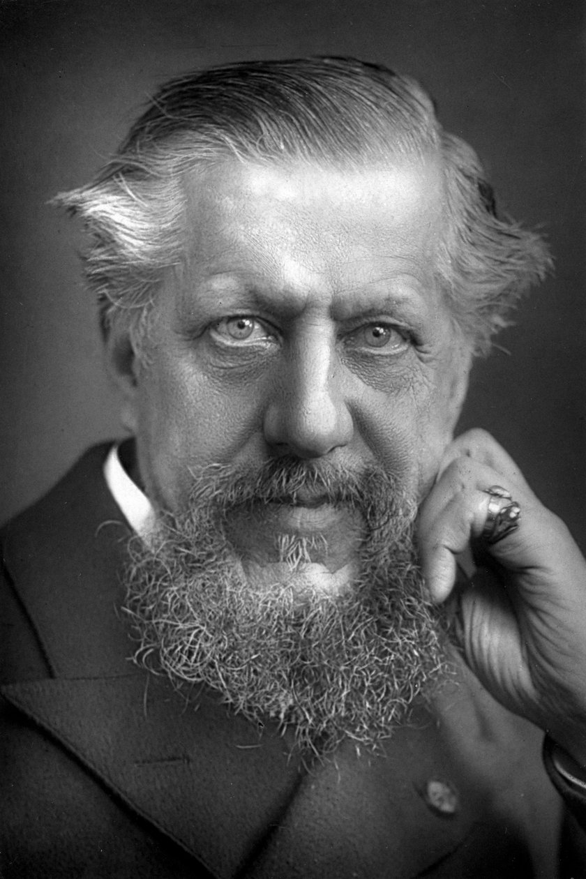 Sir Edwin Arnold 1832-1904, engelsk poet og journalist, 1893. av William and Daniel Downey