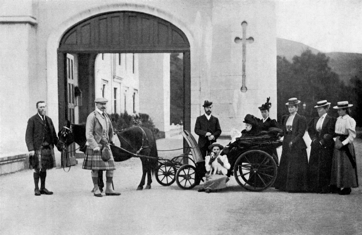 Tsarene besøker Balmoral, 1896. av William and Daniel Downey