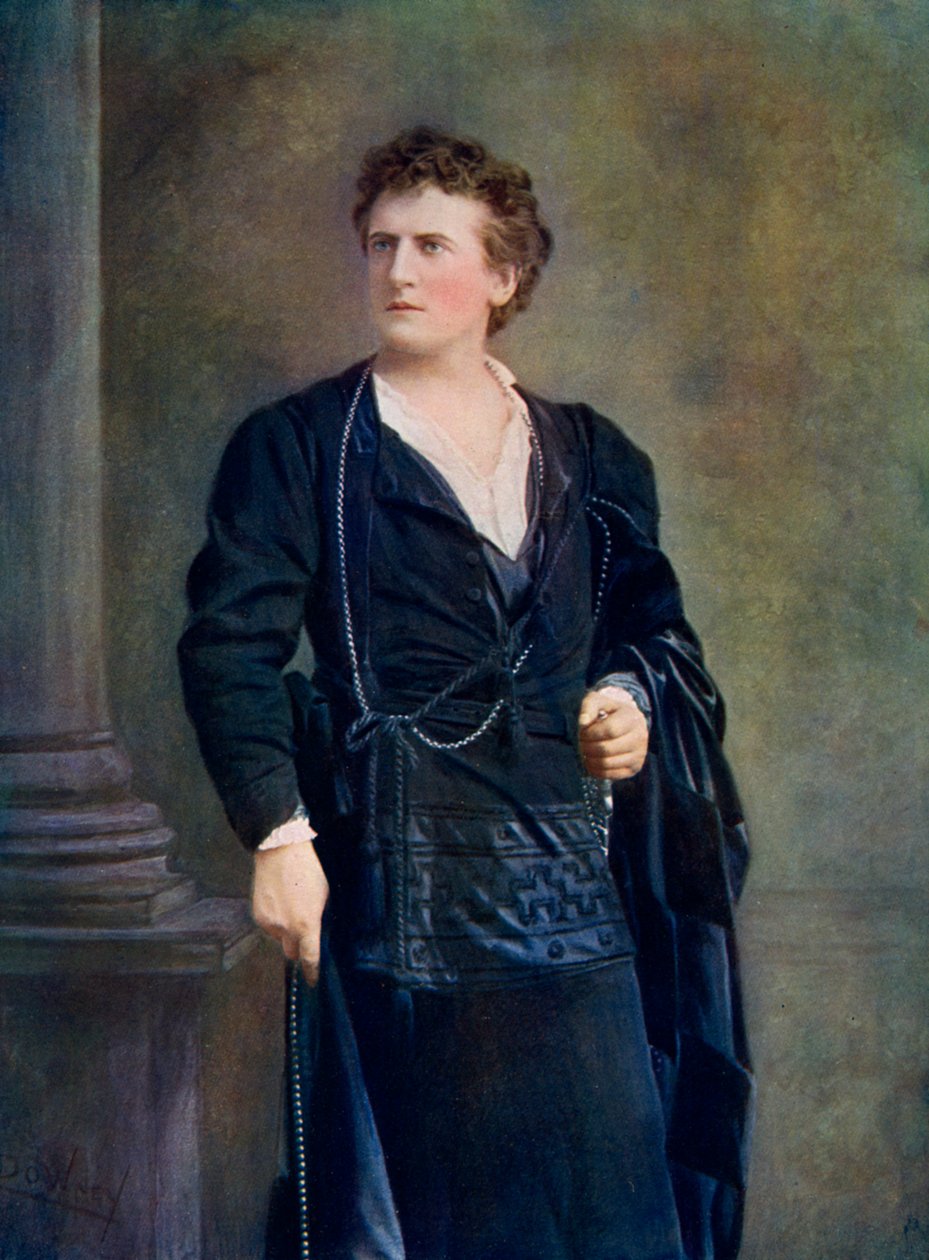 Wilson Barrett 1846-1904, engelsk skuespiller, teatersjef og dramatiker, 1899-1900. av William and Daniel Downey