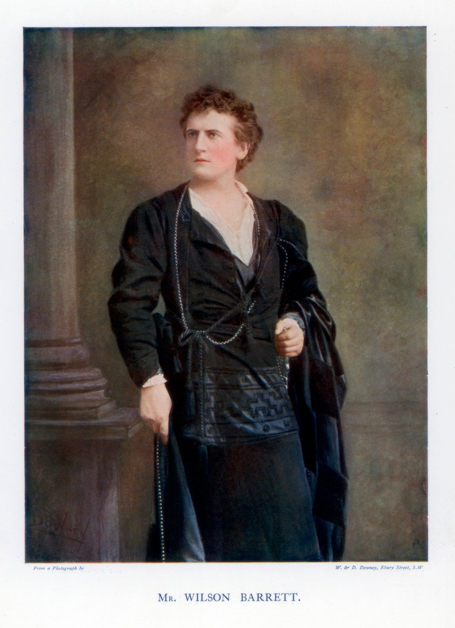 Wilson Barrett , engelsk skuespiller, manager og dramatiker, 1901. av William and Daniel Downey