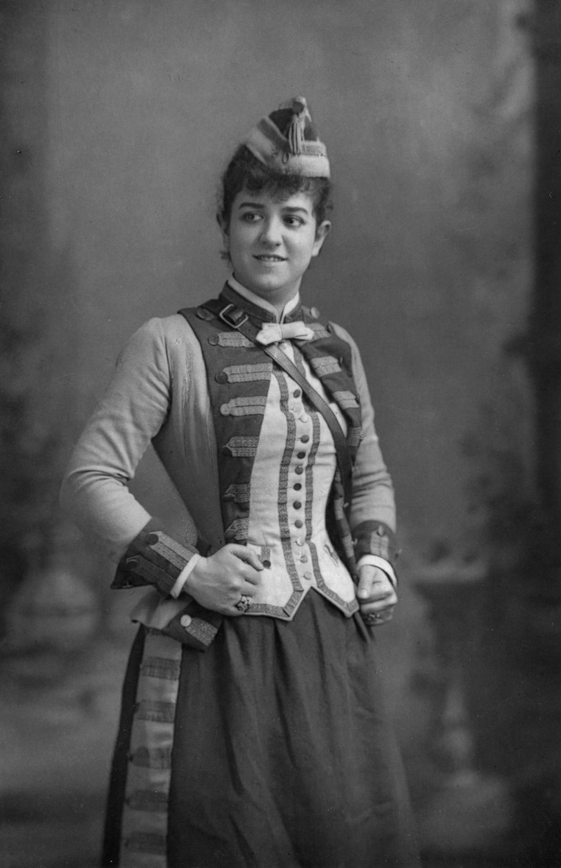 Zelie de Lussan 1861-1949, amerikansk mezzosopran, 1893. av William and Daniel Downey