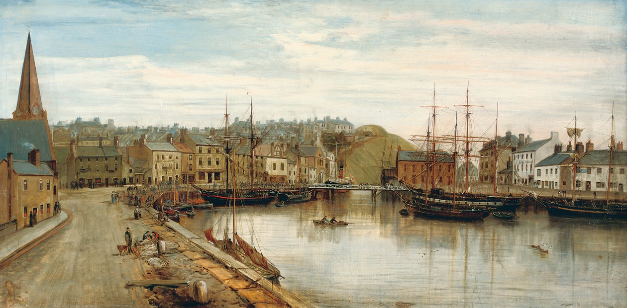The Old Harbour, Maryport, 1896 av William of Maryport Mitchell