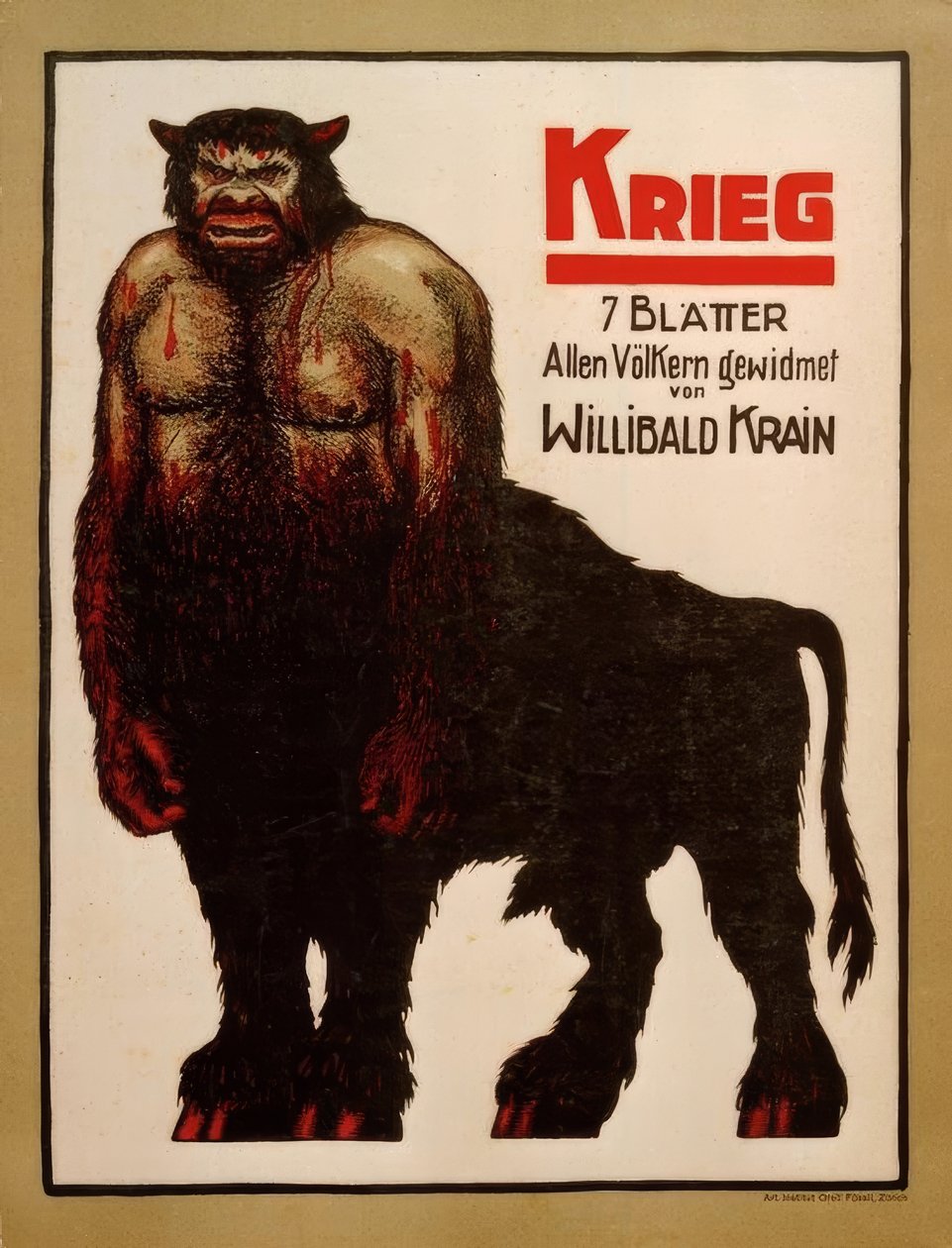 W.Krain, krigen av Willibald Krain