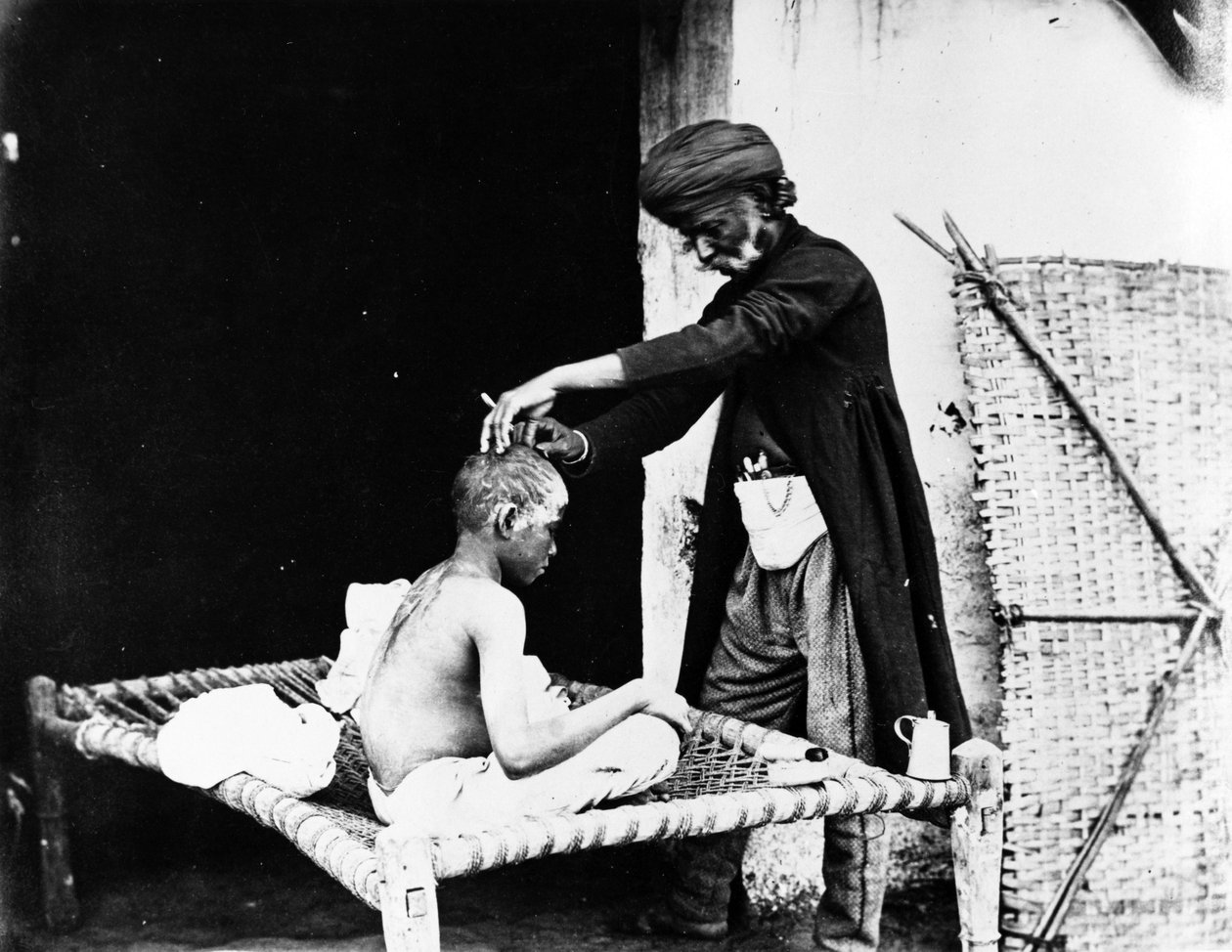 Frisør, ca. 1870-tallet av Willoughby Wallace Hooper