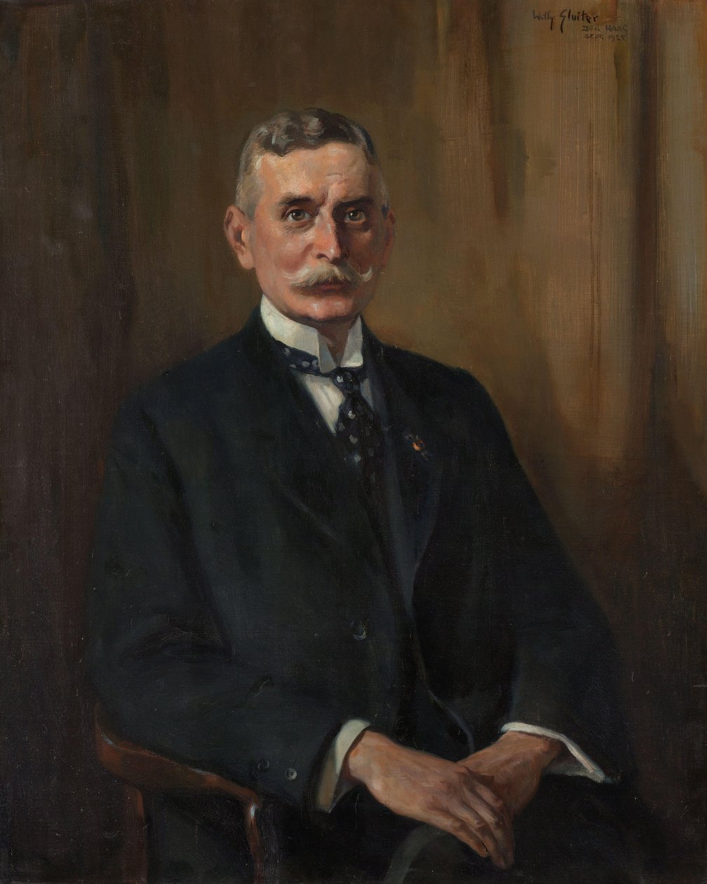 Jacob Christiaan Koningsberger (1867-1951). Formann for Folkerådet (1918-19) av Willy Sluiter