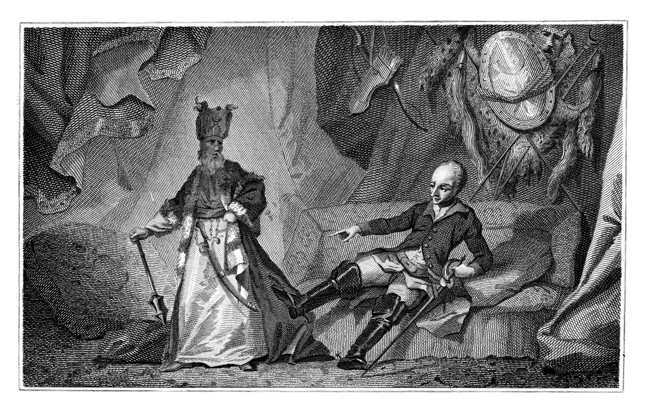 Karl XII av Sverige og storvesiren, 1709-1713. av Wilson