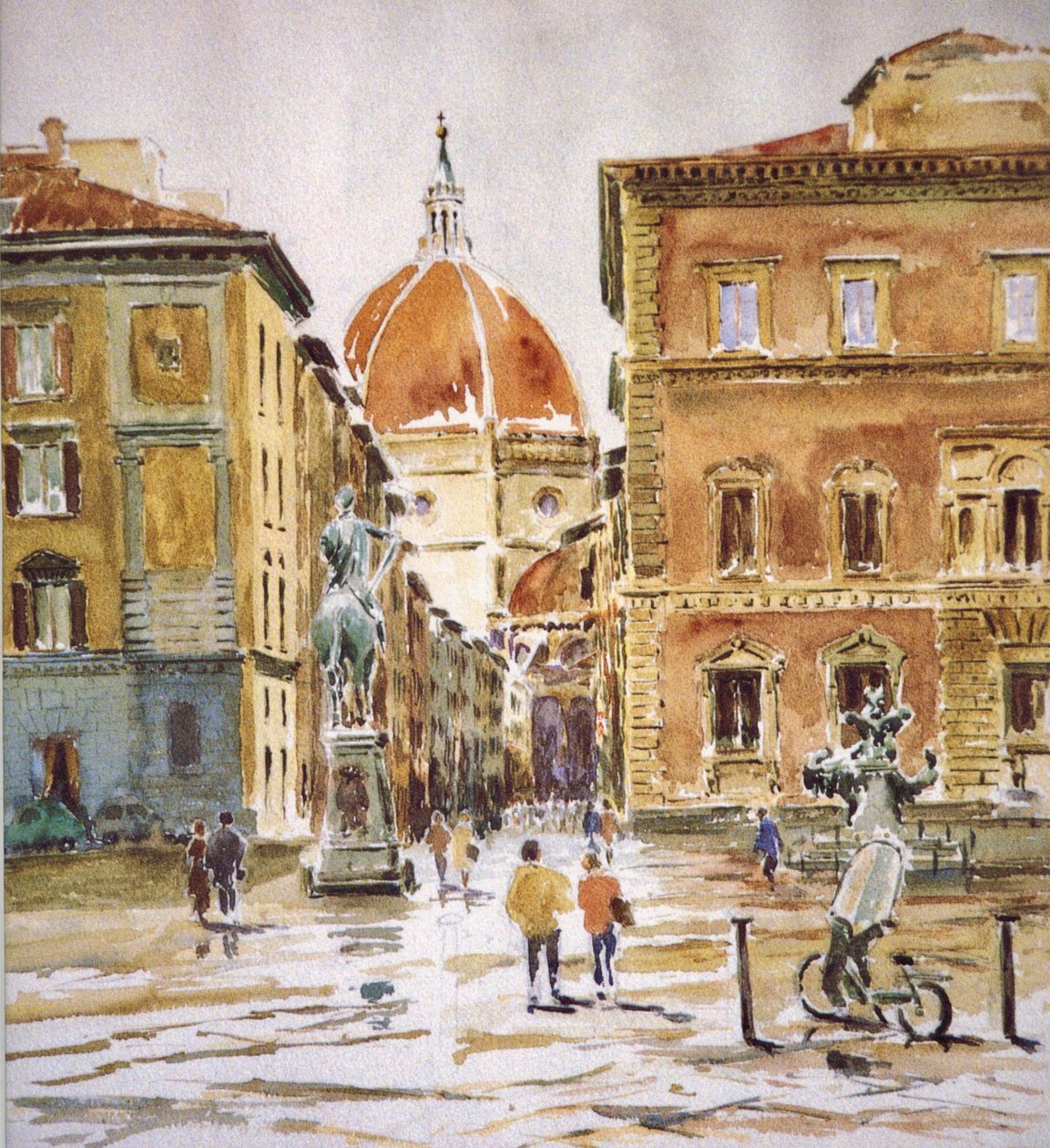 206 Piazza SS Annunziata, oppklaring av regn av Wilson Clive
