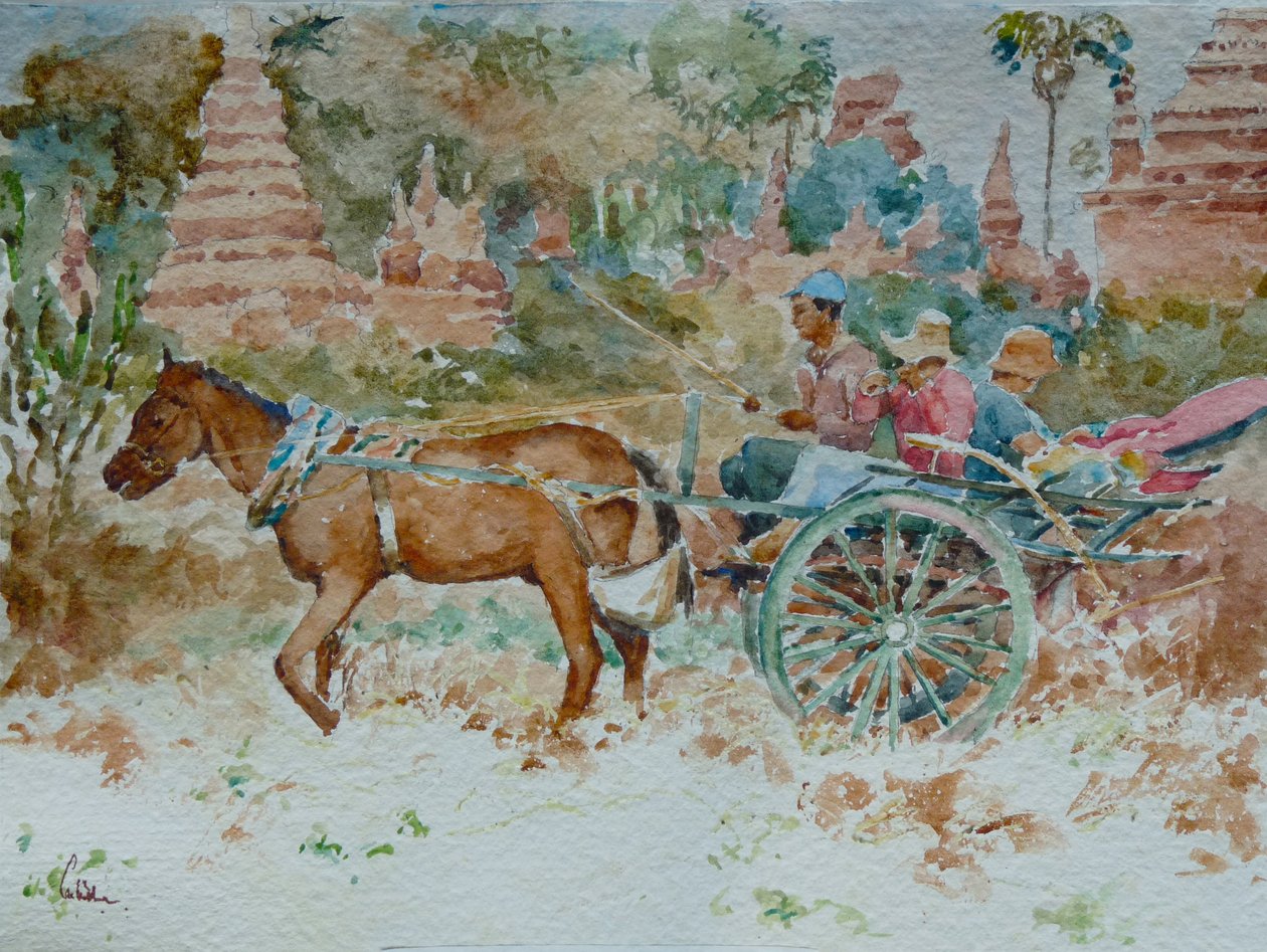 924 En tur rundt templene, Bagan av Wilson Clive