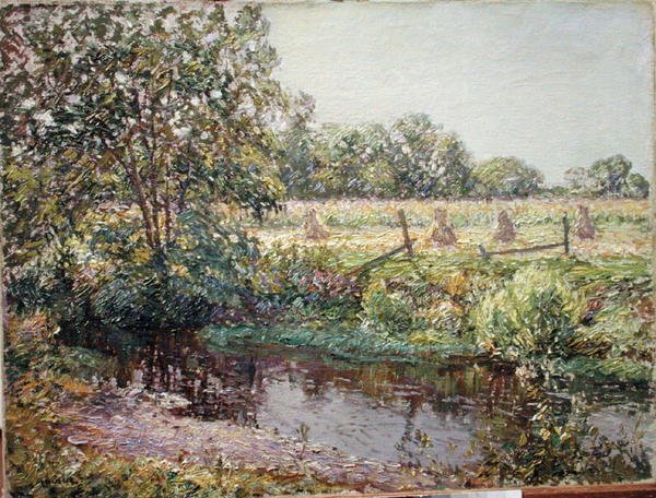 Sensommer (olje på lerret) av Wilson Henry Irvine