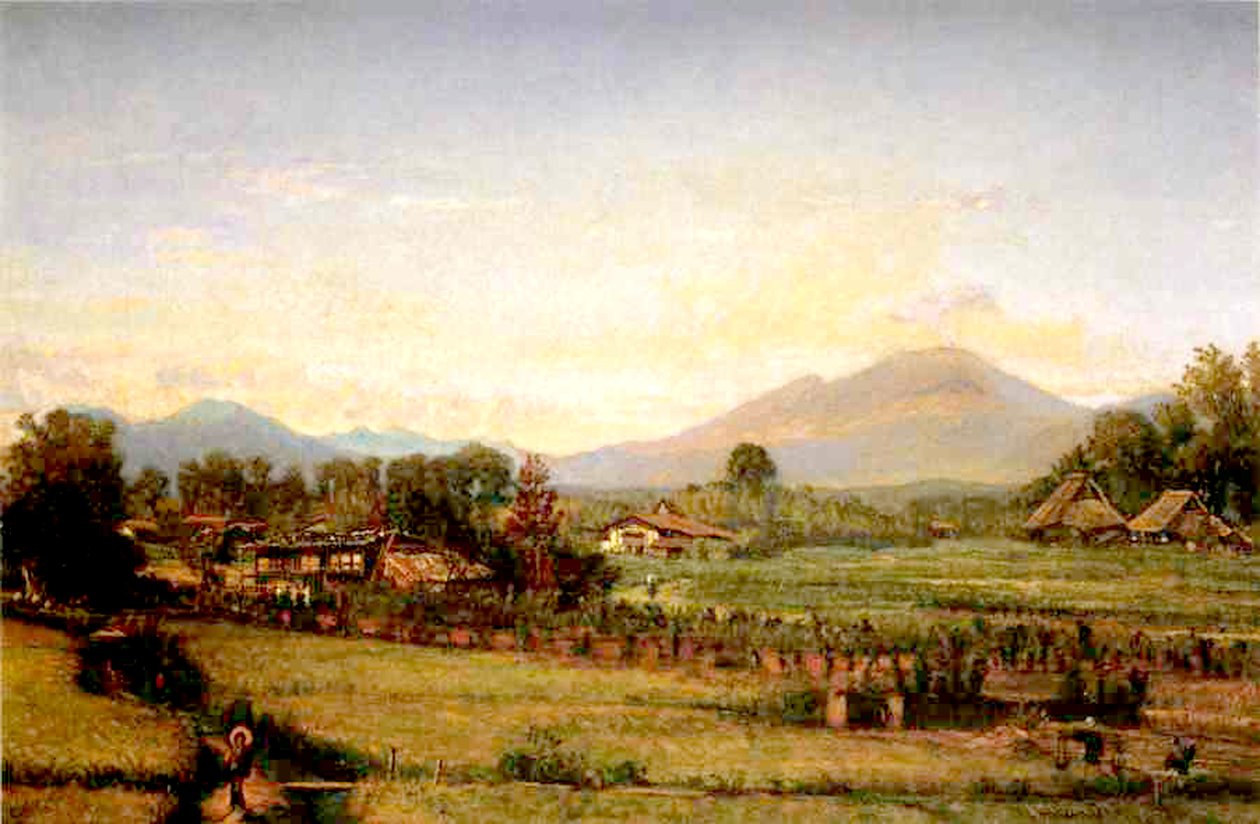 Japansk landskap, 1878 av Winckworth Allan Gay