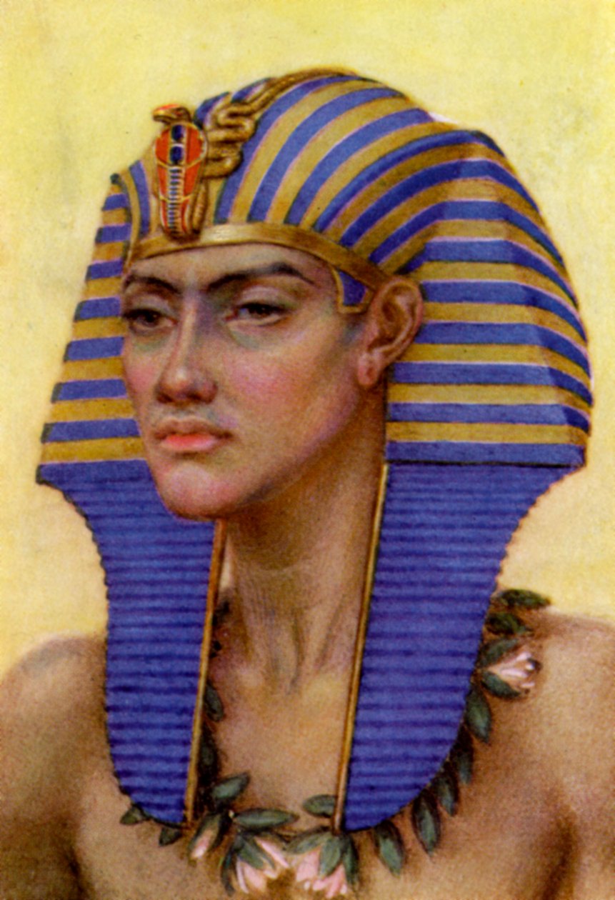 Akhenaten, gammel egyptisk farao fra det 18. dynastiet, 1300-tallet f.Kr. 1926. av Winifred Mabel Brunton
