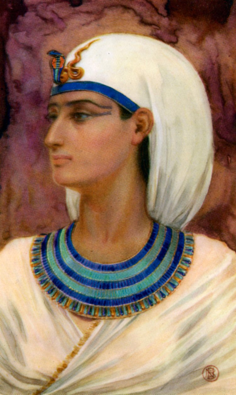 Hatshepsut, gammel egyptisk dronning av det 18. dynastiet, 1400-tallet f.Kr. 1926. av Winifred Mabel Brunton