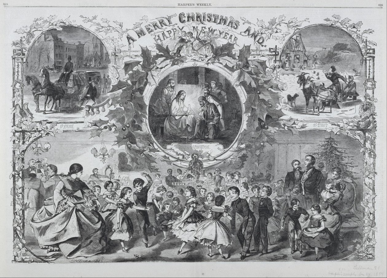 God jul og godt nytt år av Winslow Homer