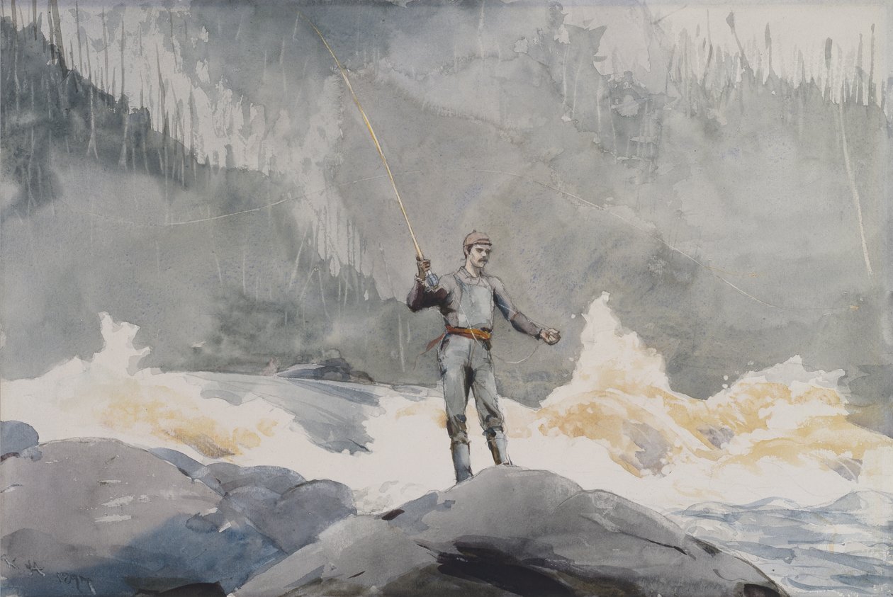 Casting, 1897 av Winslow Homer