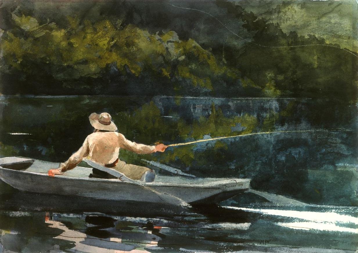 Casting, nummer to av Winslow Homer