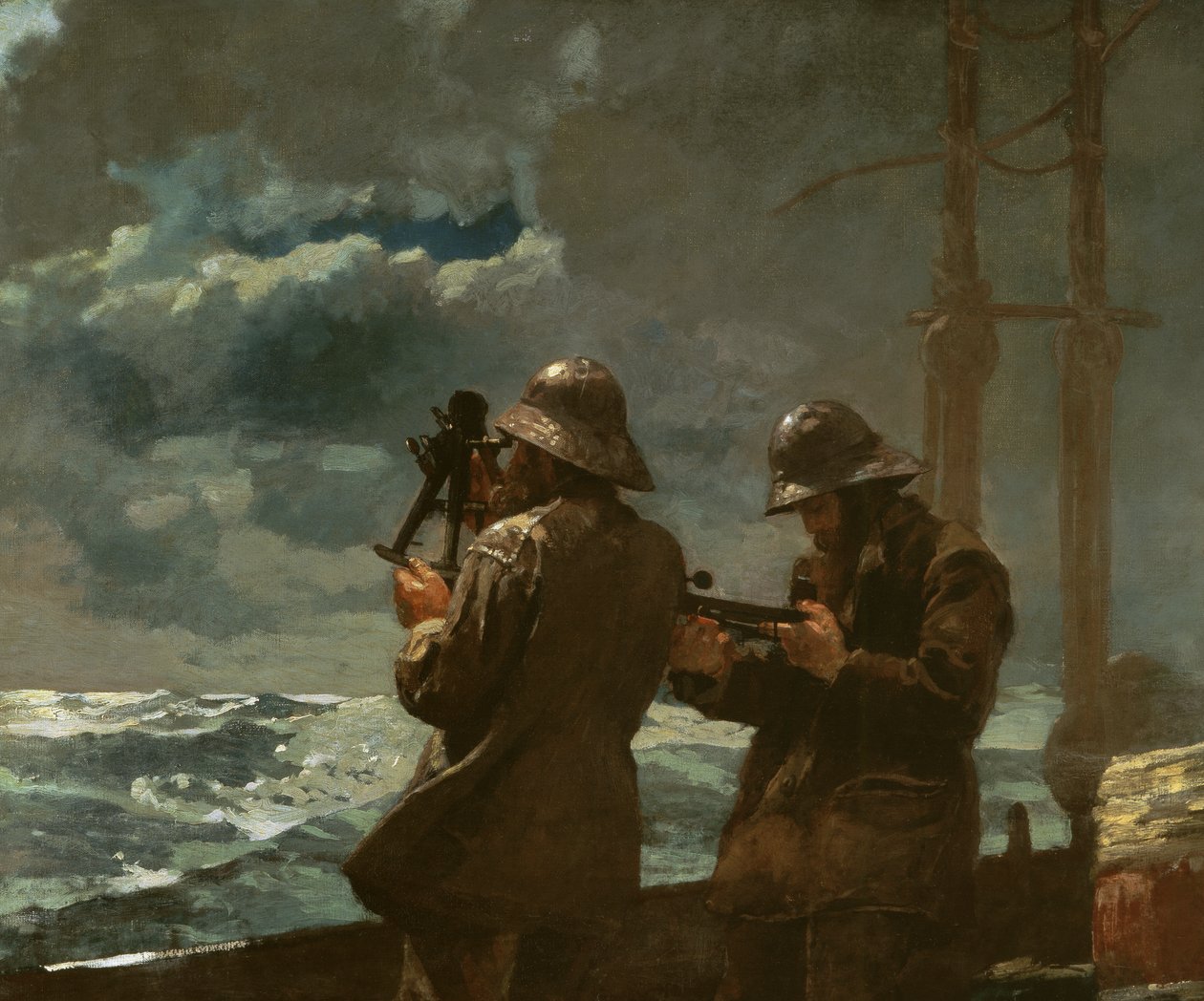 Åtte klokker, 1886 av Winslow Homer